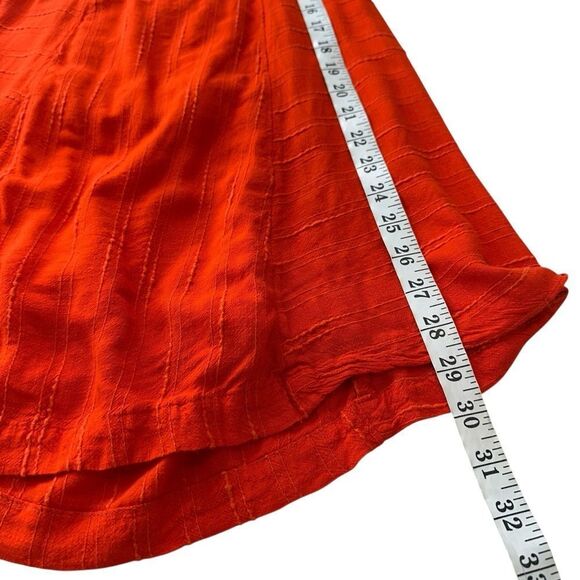 L*Space Red Sophia Back Tie Cut Out Textured Mini Dress, XS - Picture 7 of 12